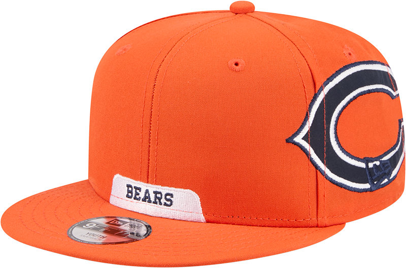 Chicago Bears New Era 2026 Rivalries Collection Fan Pack Helmet 9FIFTY Snapback Hat - Orange product image 1, provided for