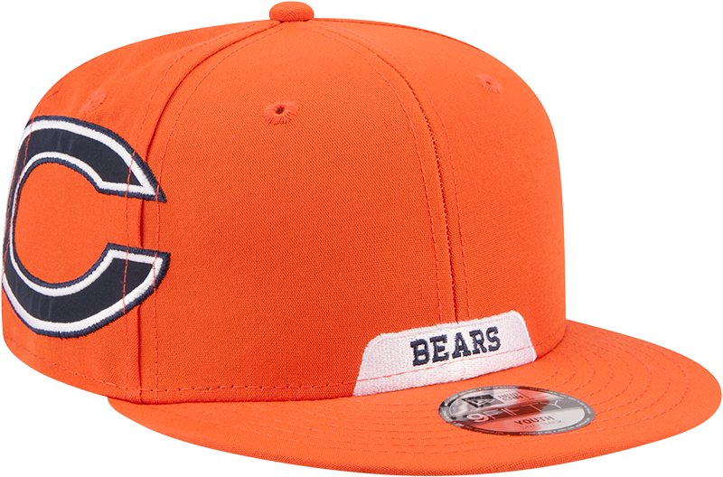 Chicago Bears New Era 2026 Rivalries Collection Fan Pack Helmet 9FIFTY Snapback Hat - Orange product image 3, provided for