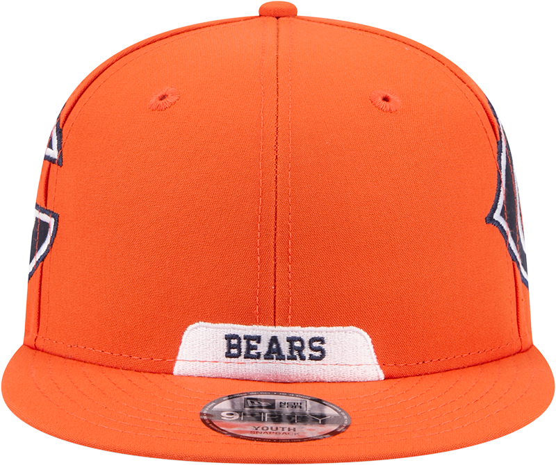 Chicago Bears New Era 2026 Rivalries Collection Fan Pack Helmet 9FIFTY Snapback Hat - Orange product image 2, provided for