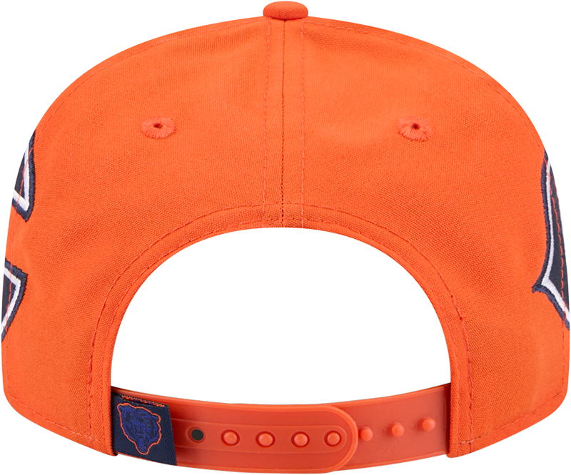 Chicago Bears New Era 2026 Rivalries Collection Fan Pack Helmet 9FIFTY Snapback Hat - Orange product image 4, provided for