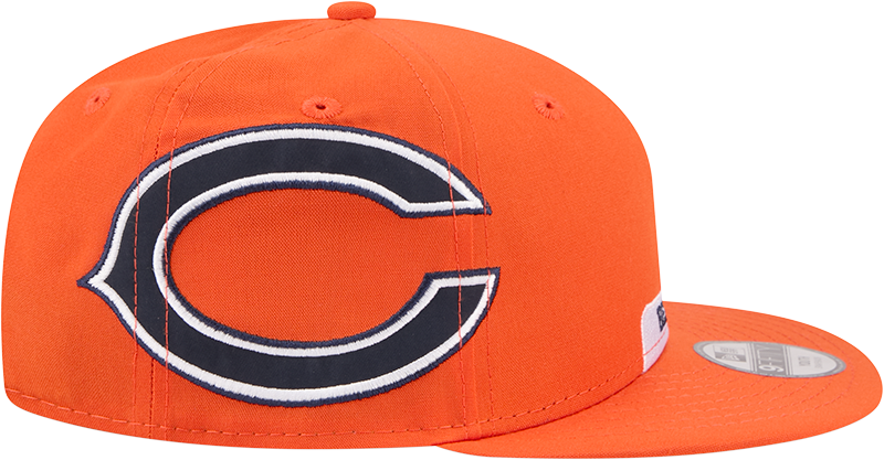 Chicago Bears New Era 2026 Rivalries Collection Fan Pack Helmet 9FIFTY Snapback Hat - Orange product image 5, provided for