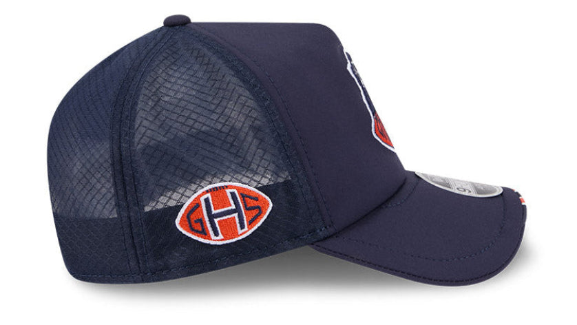 Chicago Bears New Era Navy 2026 Rivalry Apex 9FORTY Adjustable Trucker Hat for Men product image 5, provided for visual
