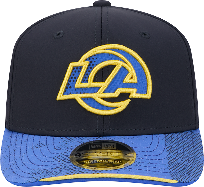 Los Angeles New Era 2026 NFL Rivalries 9SEVENTY Black Adjustable Hat for Men product image 2, provided for visual reference