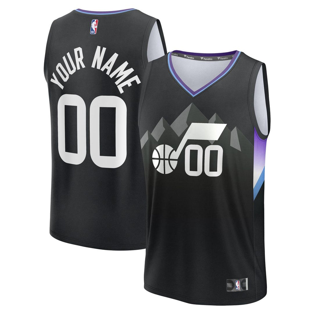Utah Jazz Fanatics Fast Break Custom Jersey - Statement product image 4