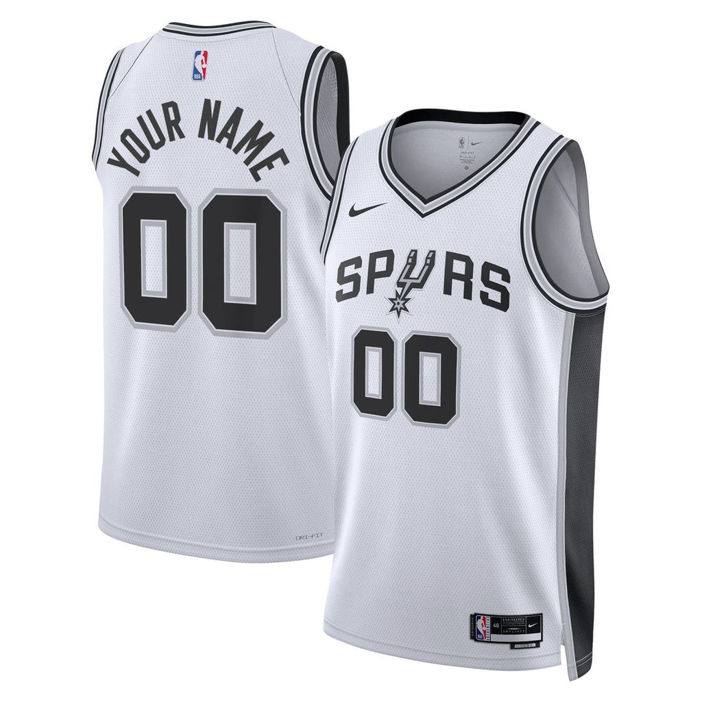 San Antonio Spurs Nike Unisex Swingman Custom Jersey White product image 1