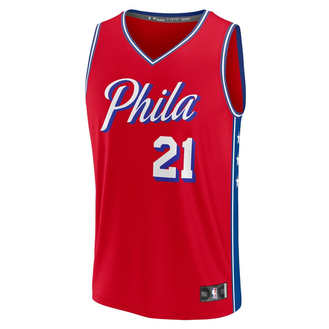 Philadelphia 76ers Joel Embiid Fanatics Fast Break Replica product image 2