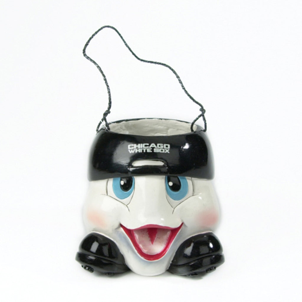 Chicago White Sox Ghost Halloween Bucket - White/Black product image 1, provided for visual reference and product detail