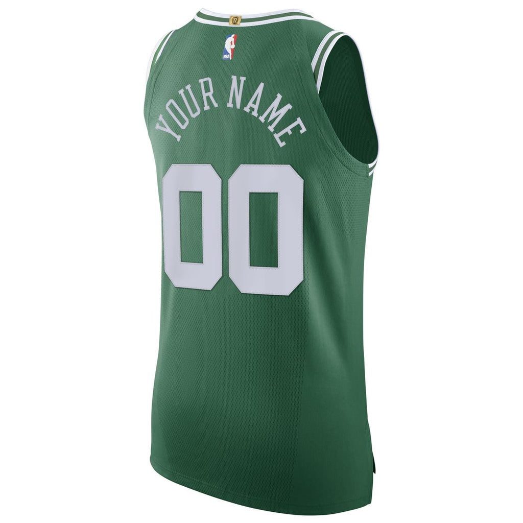 Boston Celtics Nike 2020/21 Authentic Custom Jersey Green product image 3