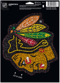 Chicago Blackhawks 5X7 Shimmer Decal product image 1, provided for visual reference and product detail review