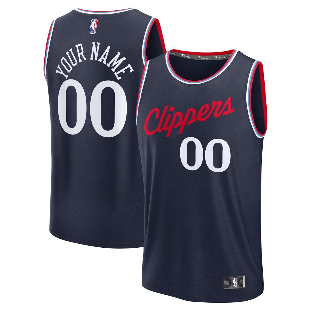 LA Clippers Fanatics Youth Fast Break Custom Replica Jersey product image 7