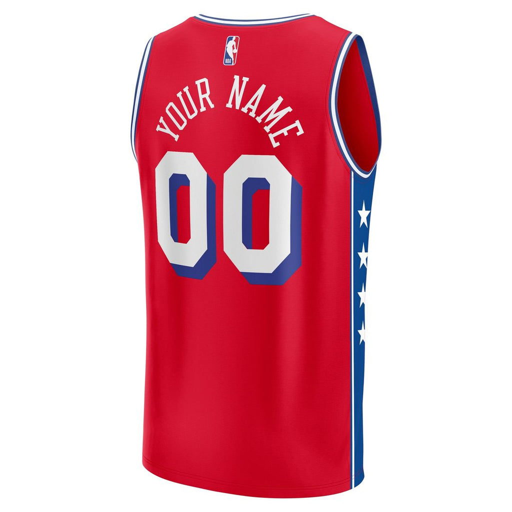Philadelphia 76ers Fanatics Youth Fast Break Replica Custom product image 3