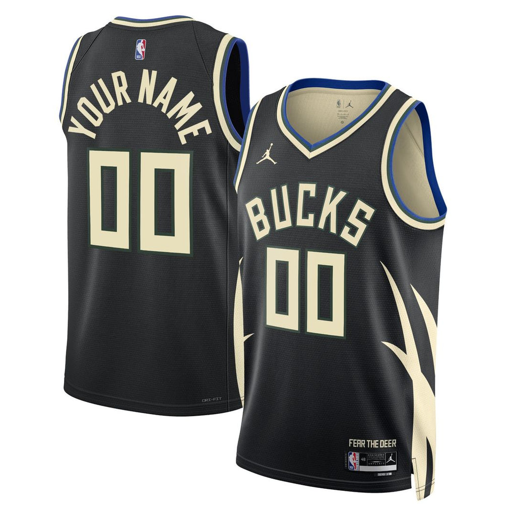 Milwaukee Bucks Jordan Brand Unisex 2022/23 Swingman Custom product image 1