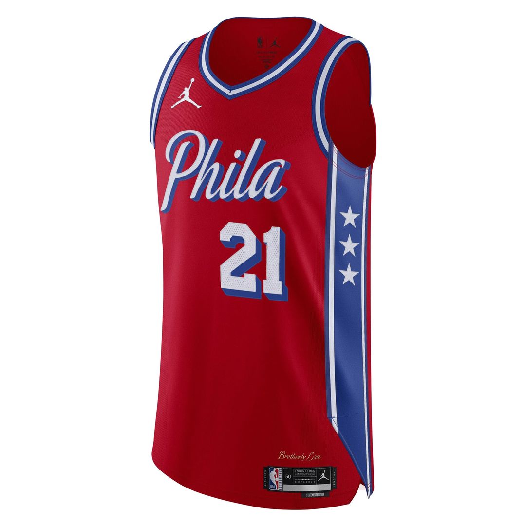 Philadelphia 76ers Joel Embiid Jordan Brand Authentic product image 2