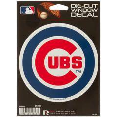 MLB Chicago Cubs Die-Cut Window Decal product image 1, provided for visual reference and product detail review