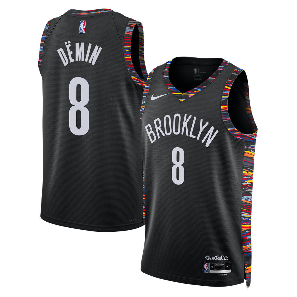 Brooklyn Nets Egor Dëmin Nike Unisex 2025/26 Swingman product image 1