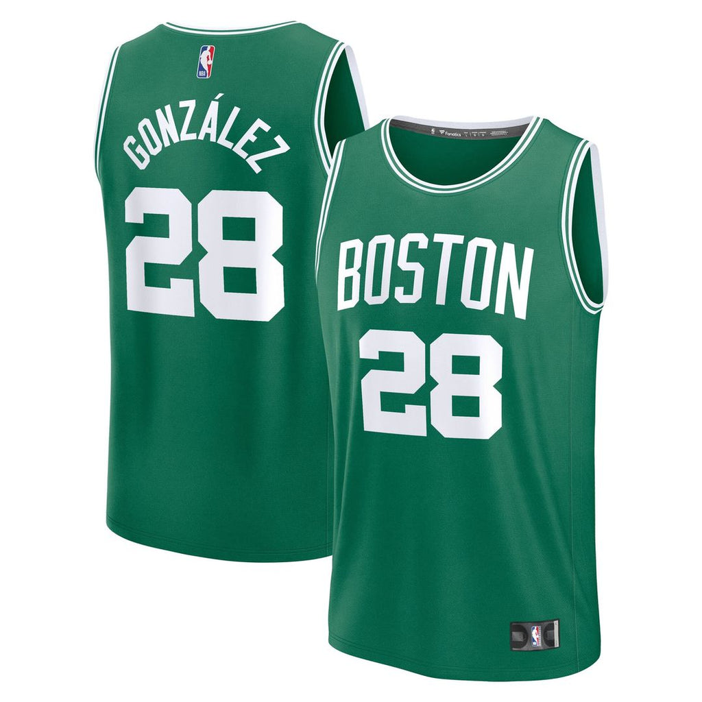 Boston Celtics Hugo Gonzalez Fanatics Youth 2025 NBA Draft product image 1