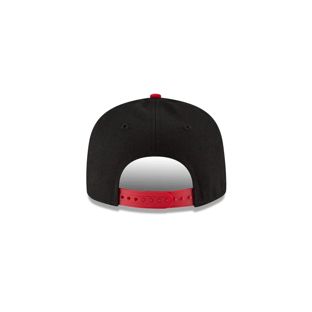 Youth Chicago Bulls 2-Tone Black/Red New Era 9FIFTY Snapback Hat product image 5, provided for visual reference and product