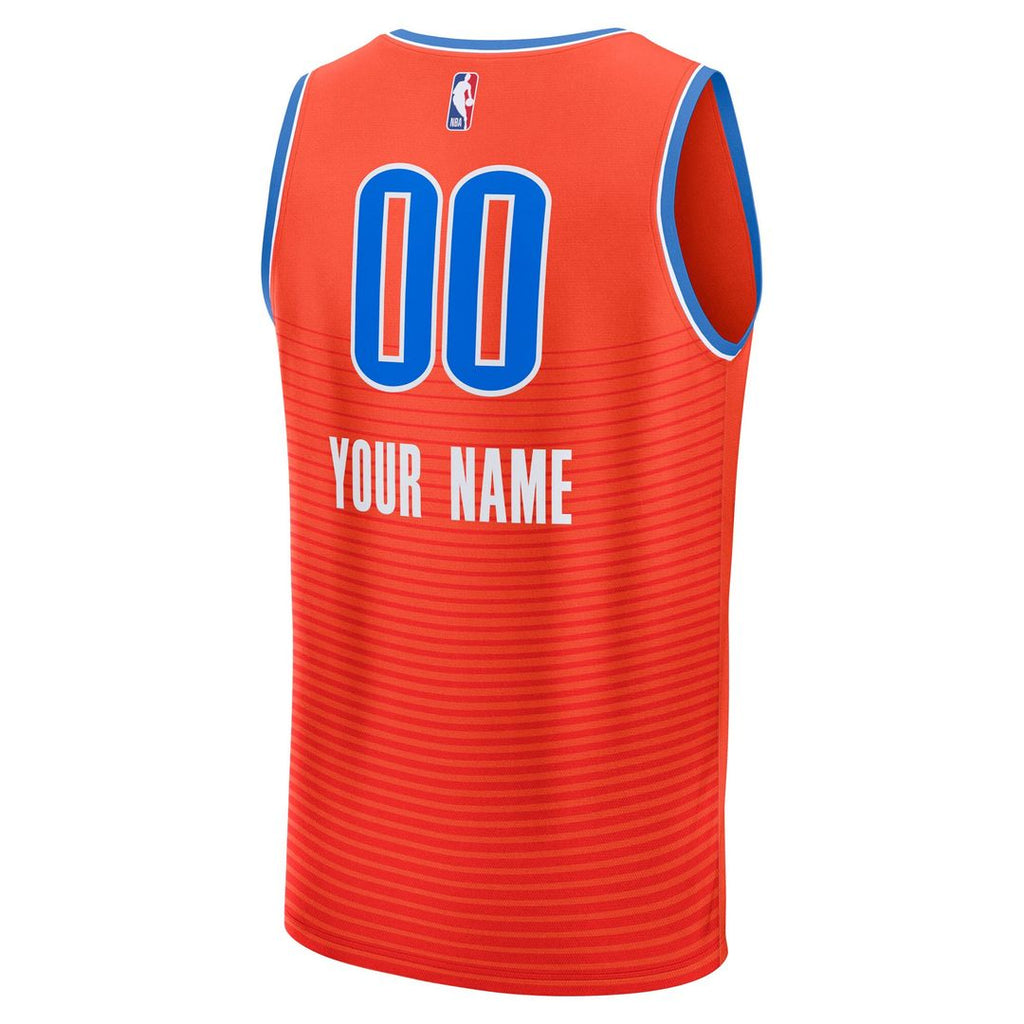 Oklahoma City Thunder Fanatics Fast Break Custom Jersey product image 3