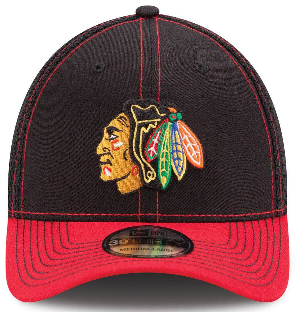 Chicago Blackhawks New Era NHL 39THIRTY Neo Fitted Hat - 2 Tone product image 2, provided for visual reference and product