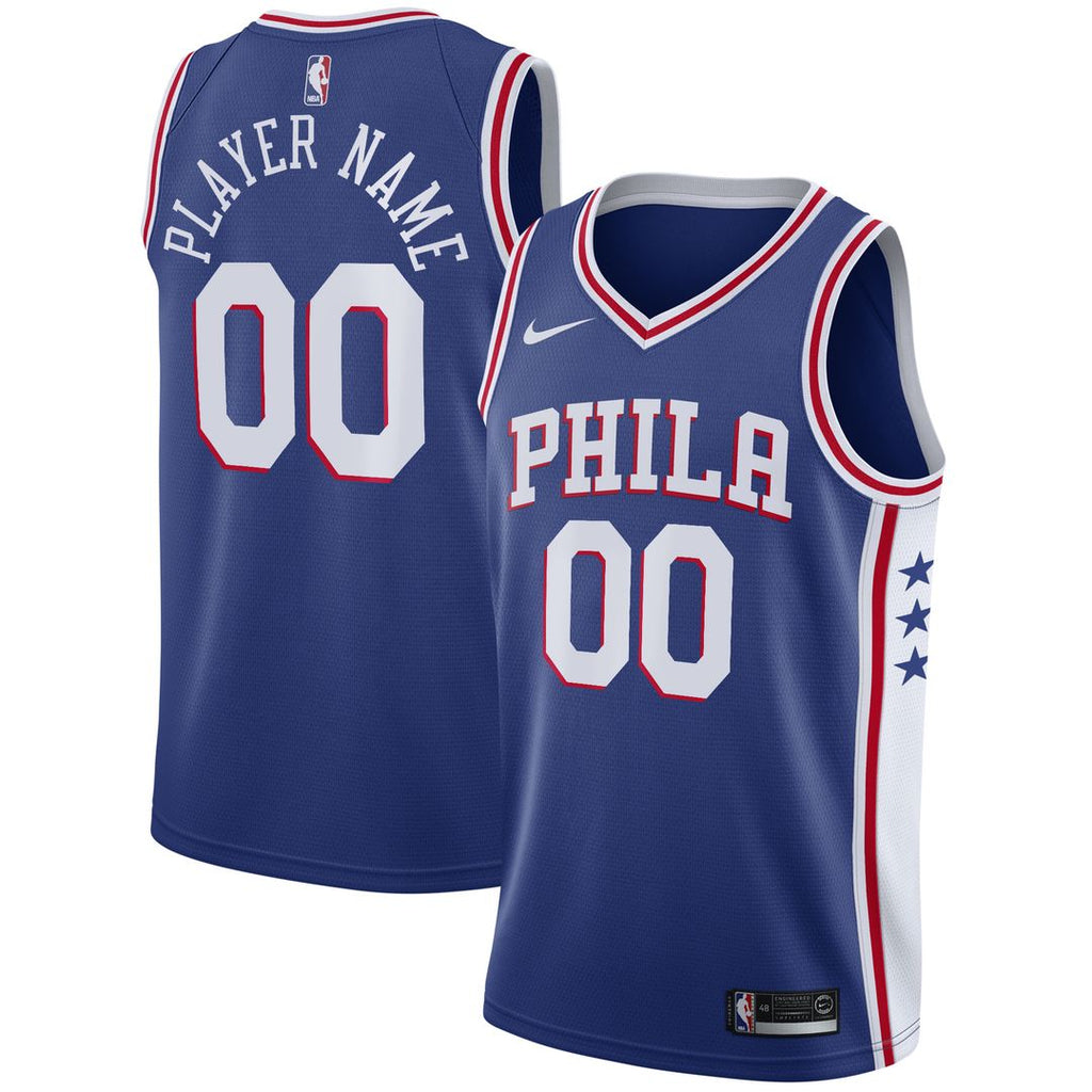 Philadelphia 76ers Nike 2020/21 Swingman Custom Jersey product image 7