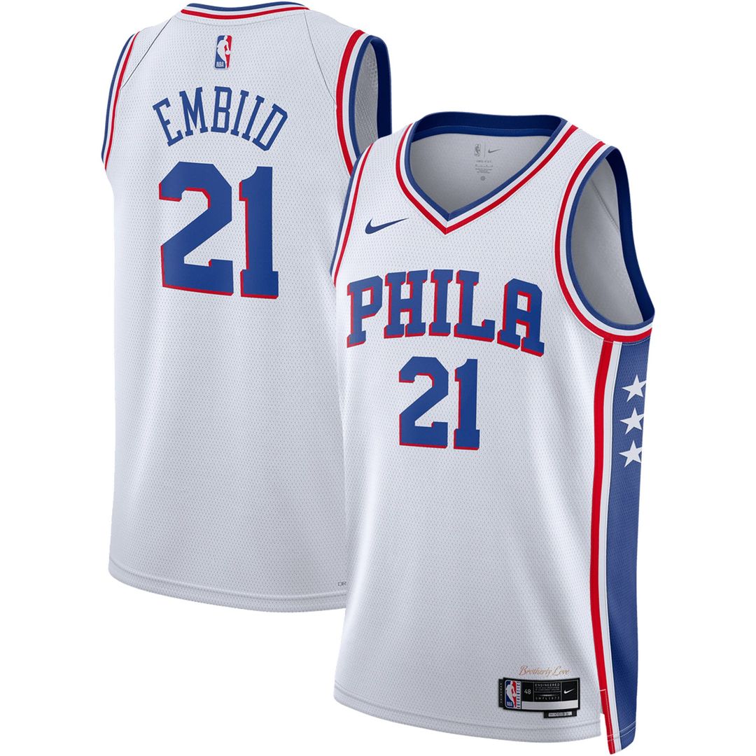Philadelphia 76ers Joel Embiid Nike Unisex Swingman Jersey product image 1