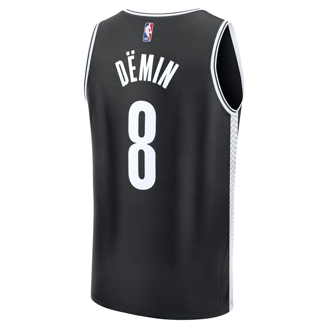 Brooklyn Nets Egor Dëmin Fanatics Fast Break Replica Jersey product image 3