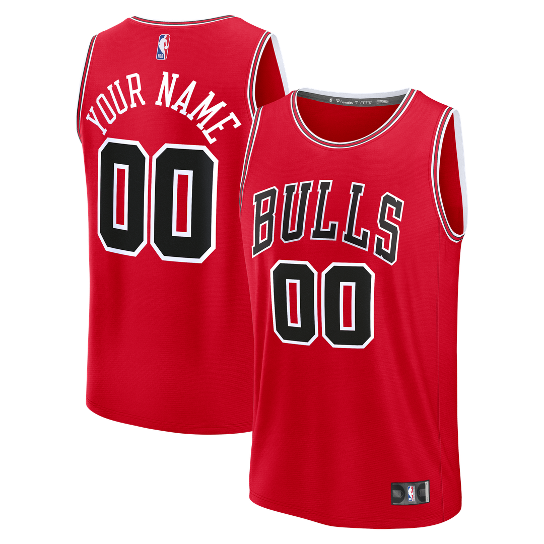 Chicago Bulls Fanatics Fast Break Custom Jersey - Icon product image 7