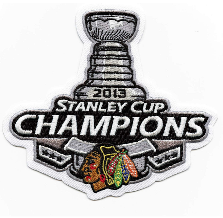 Chicago Blackhawks 2013 Stanley Cup Champions Patch product image 1, provided for visual reference and product detail review