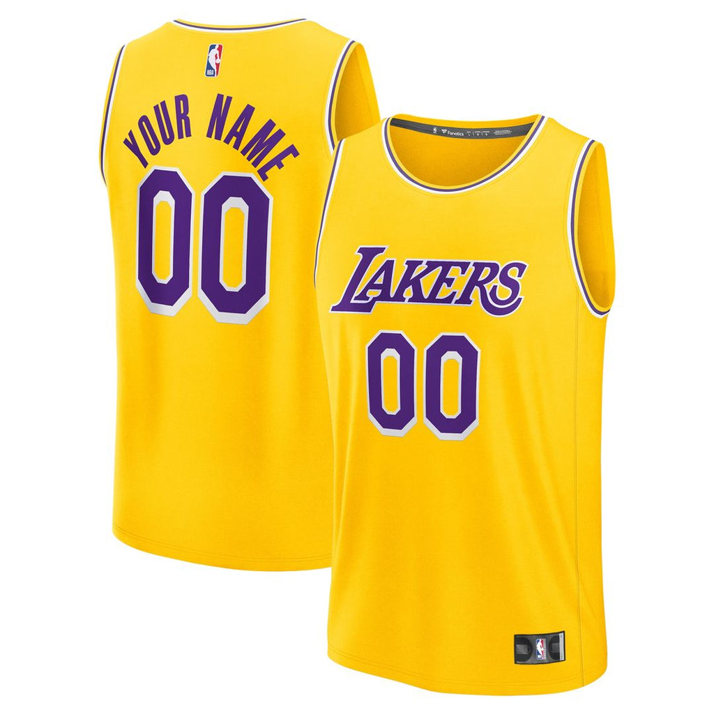Los Angeles Lakers Fanatics Youth Fast Break Custom Jersey product image 1