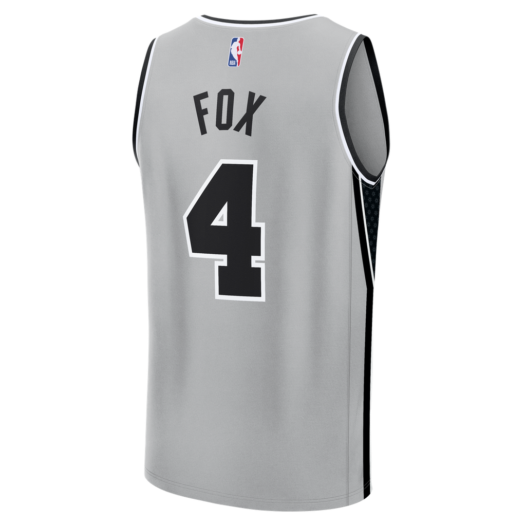 San Antonio Spurs De'Aaron Fox Fanatics Fast Break Jersey product image 3