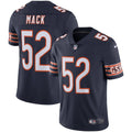 Chicago Bears Khalil Mack Nike Navy Vapor Limited Jersey for Men product image 1, provided for visual reference and product