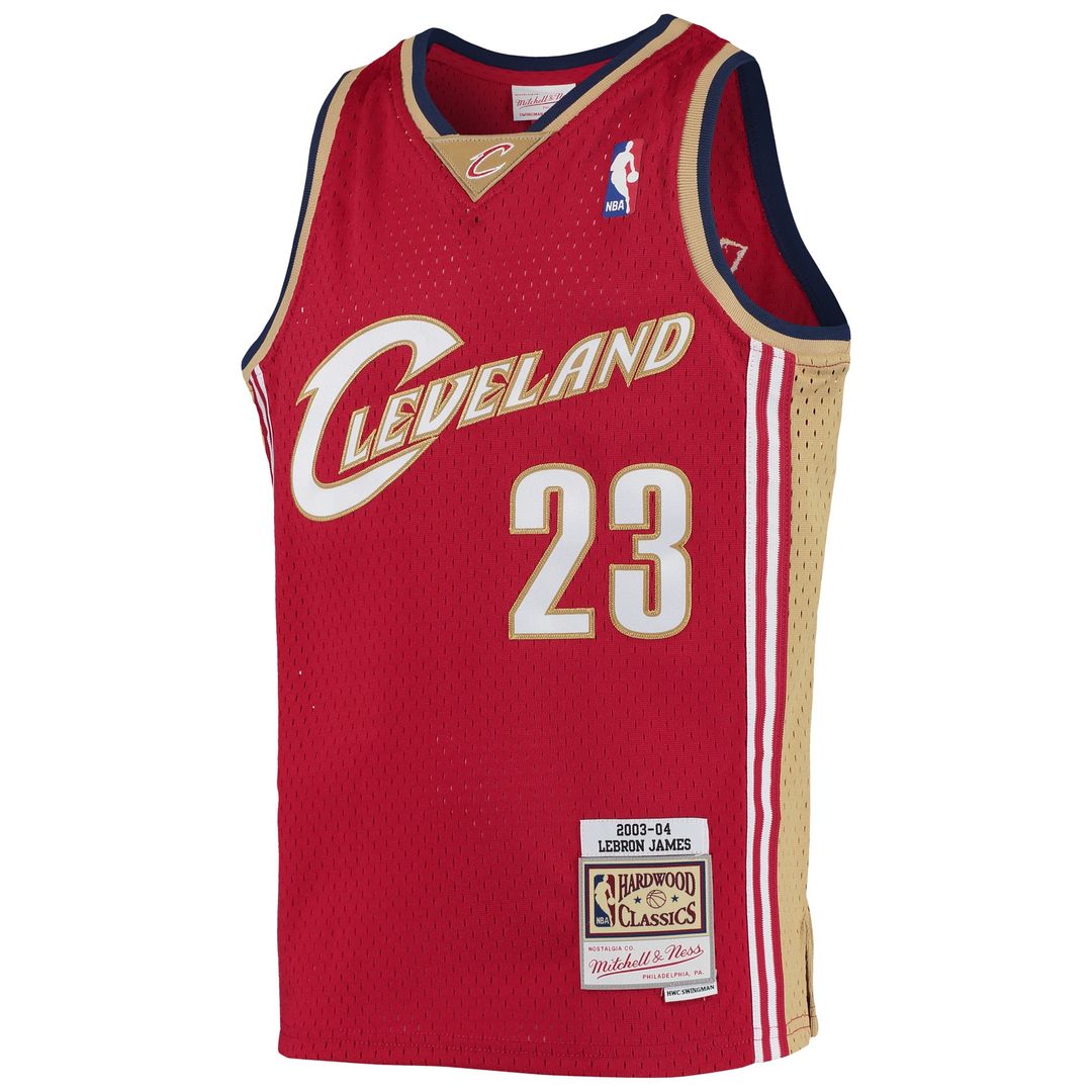 Cleveland Cavaliers LeBron James Mitchell & Ness Youth 2003 product image 2