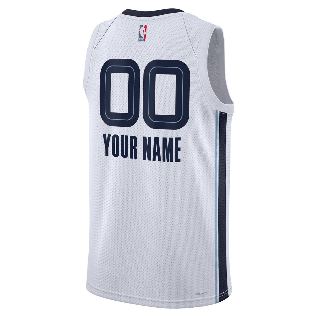 Memphis Grizzlies Nike Unisex Swingman Custom Jersey White product image 3