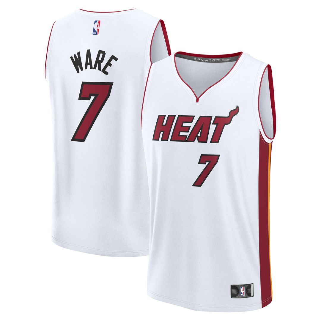 Miami Heat Kel'el Ware Fanatics Youth Fast Break Replica product image 1