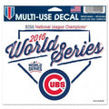 Chicago Cubs 2016 World Series Bound National League Champions 5X6 Multi Use Decal By Wincraft product image 1, provided for