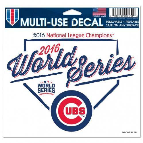 Chicago Cubs 2016 World Series Bound National League Champions 5X6 Multi Use Decal By Wincraft product image 1, provided for