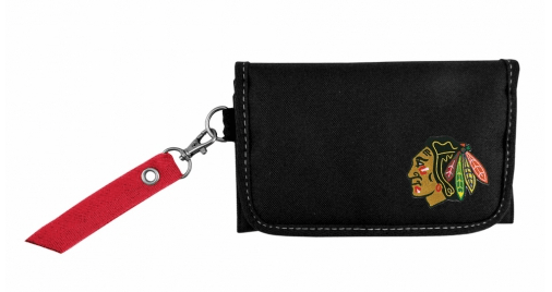 Chicago Blackhawks Ribbon Organizer Wallet for Women product image 1, provided for visual reference and product detail review