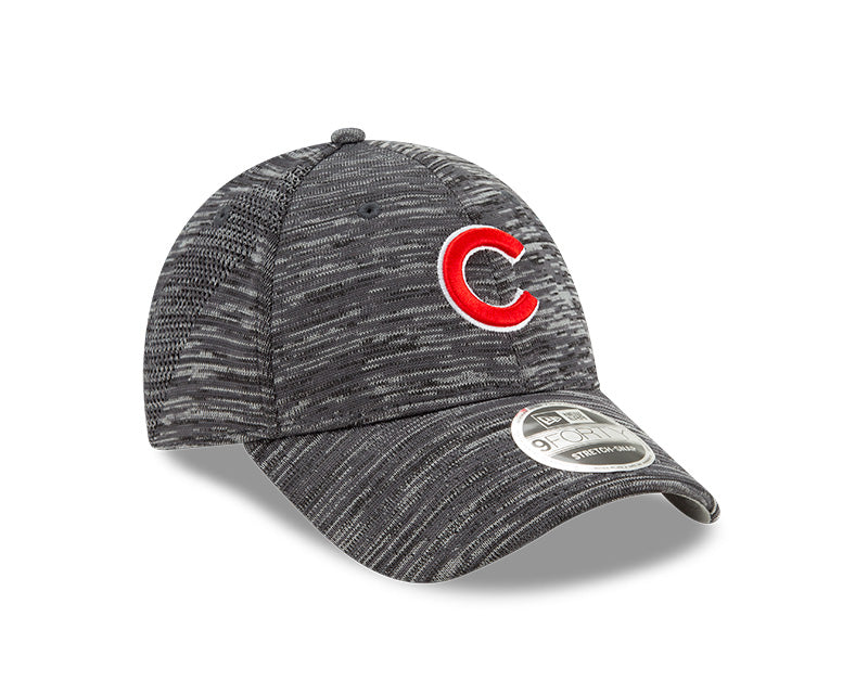 Chicago Cubs New Era 9FORTY Gray Tech Adjustable Hat for Men product image 2, provided for visual reference and product