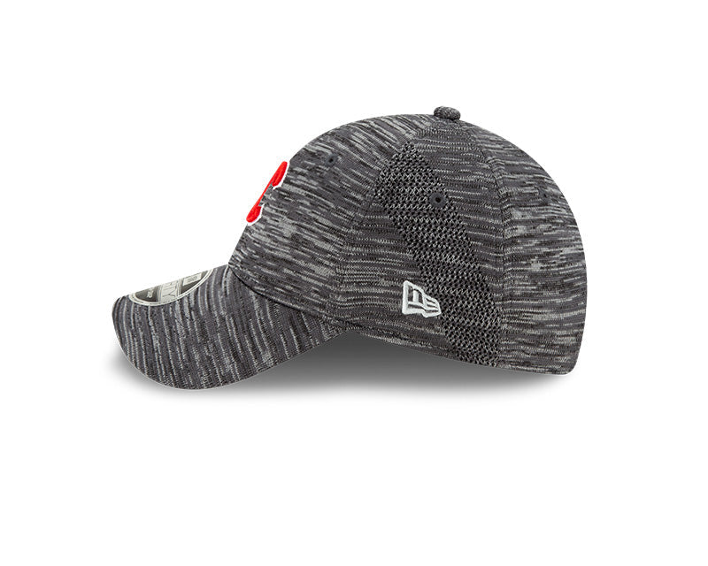 Chicago Cubs New Era 9FORTY Gray Tech Adjustable Hat for Men product image 3, provided for visual reference and product