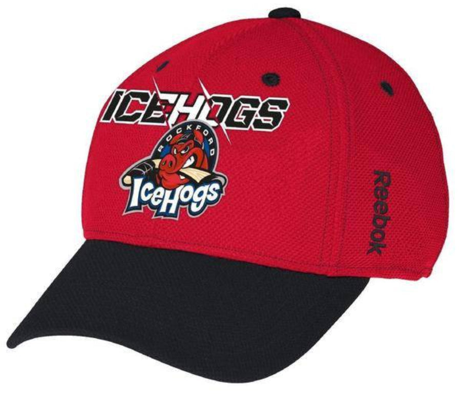 Reebok Rockford IceHogs AHL Center Ice Second Season Structured Flex Hat product image 1, provided for visual reference and