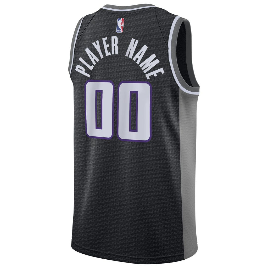 Sacramento Kings Nike Swingman Custom Jersey Black product image 3