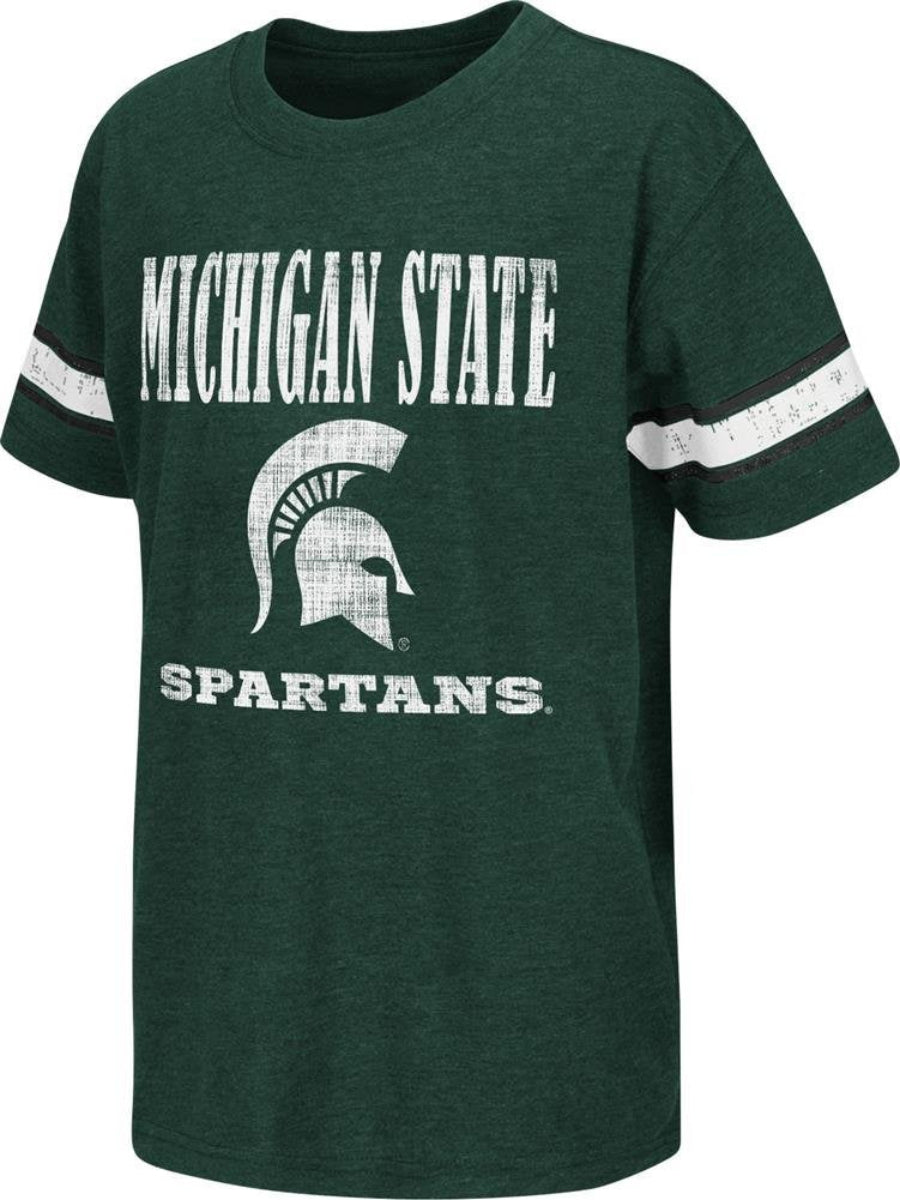 Colosseum Youth Michigan State University Free Agent Short Sleeve T-Shirt product image 1, provided for visual reference and