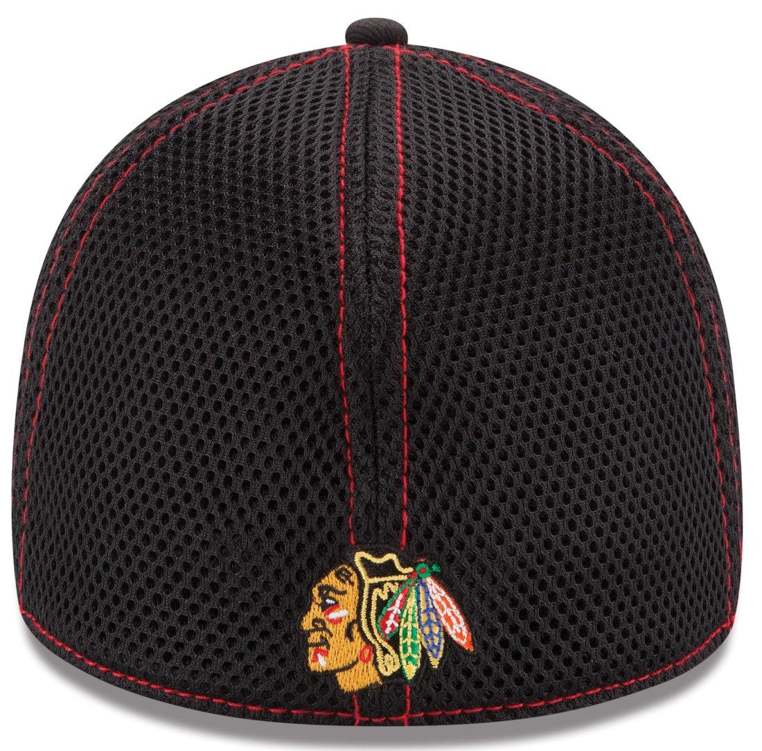 Chicago Blackhawks New Era NHL 39THIRTY Neo Fitted Hat - 2 Tone product image 4, provided for visual reference and product