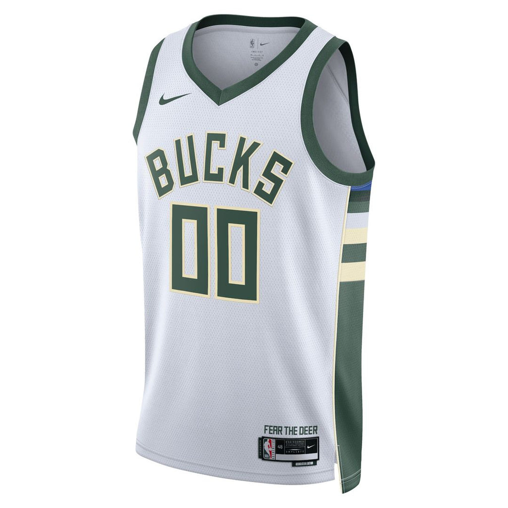 Milwaukee Bucks Nike Unisex Swingman Custom Jersey White product image 2