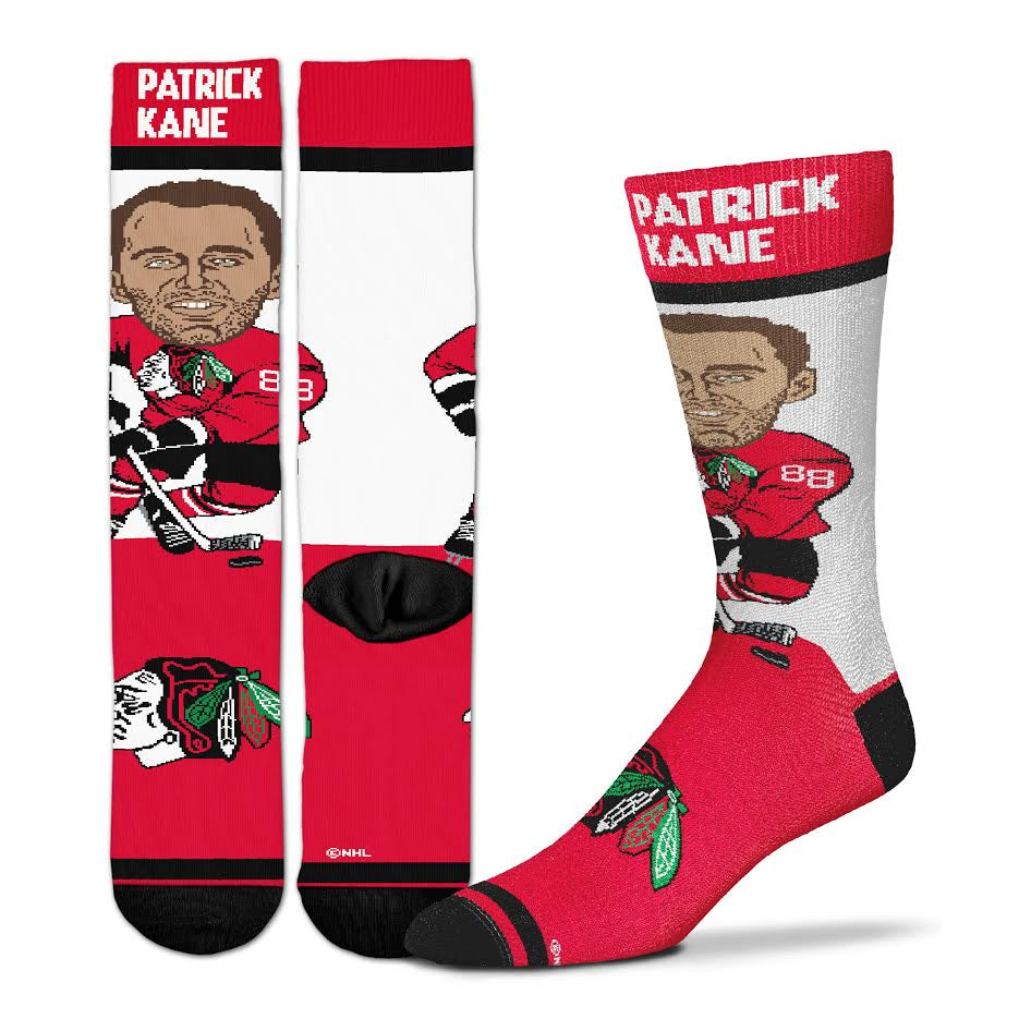Chicago Blackhawks Patrick Kane Player FBF Socks for Men product image 1, provided for visual reference and product detail