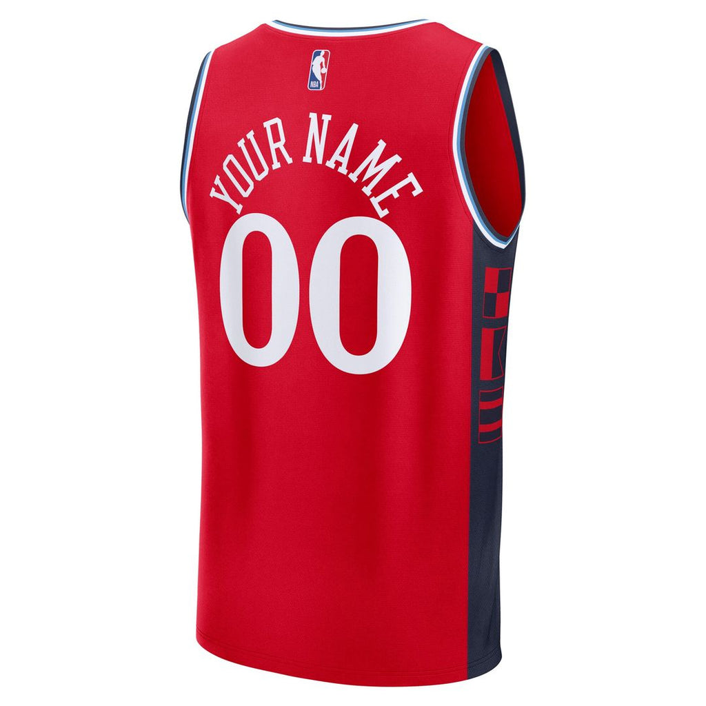 LA Clippers Fanatics Youth Fast Break Custom Replica Jersey product image 6