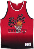 Mens Chicago Bulls Mitchell Ness Color Fade Tank Top product image 1, provided for visual reference and product detail review
