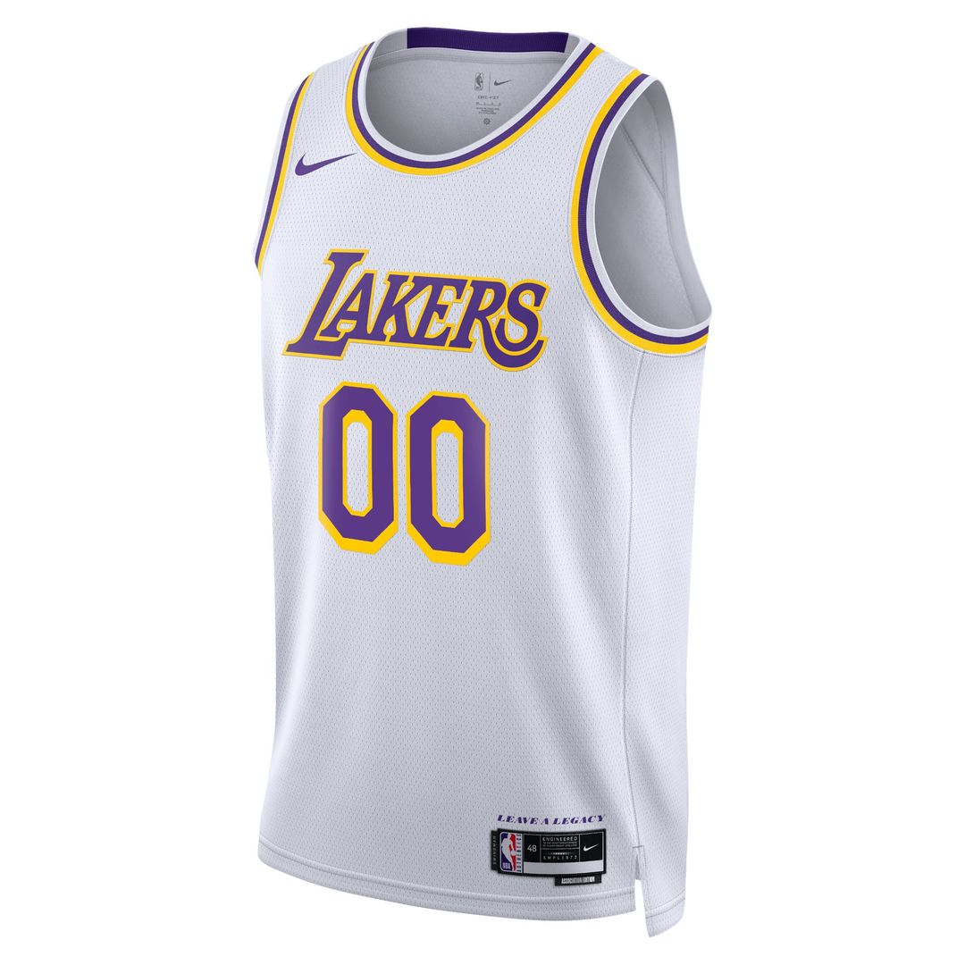 Los Angeles Lakers Nike Unisex Swingman Custom Jersey White product image 2