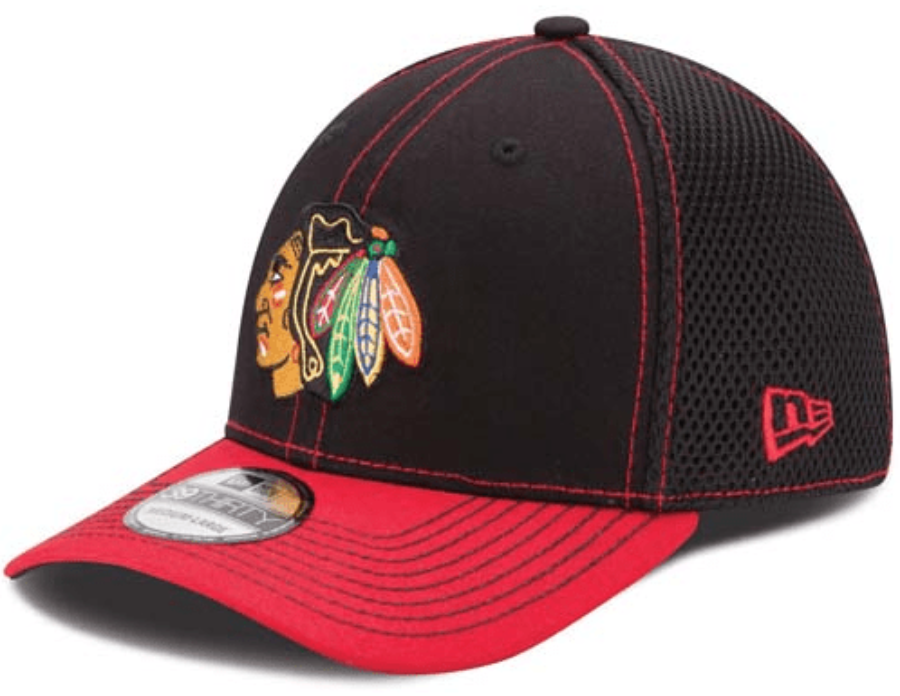 Chicago Blackhawks New Era NHL 39THIRTY Neo Fitted Hat - 2 Tone product image 1, provided for visual reference and product