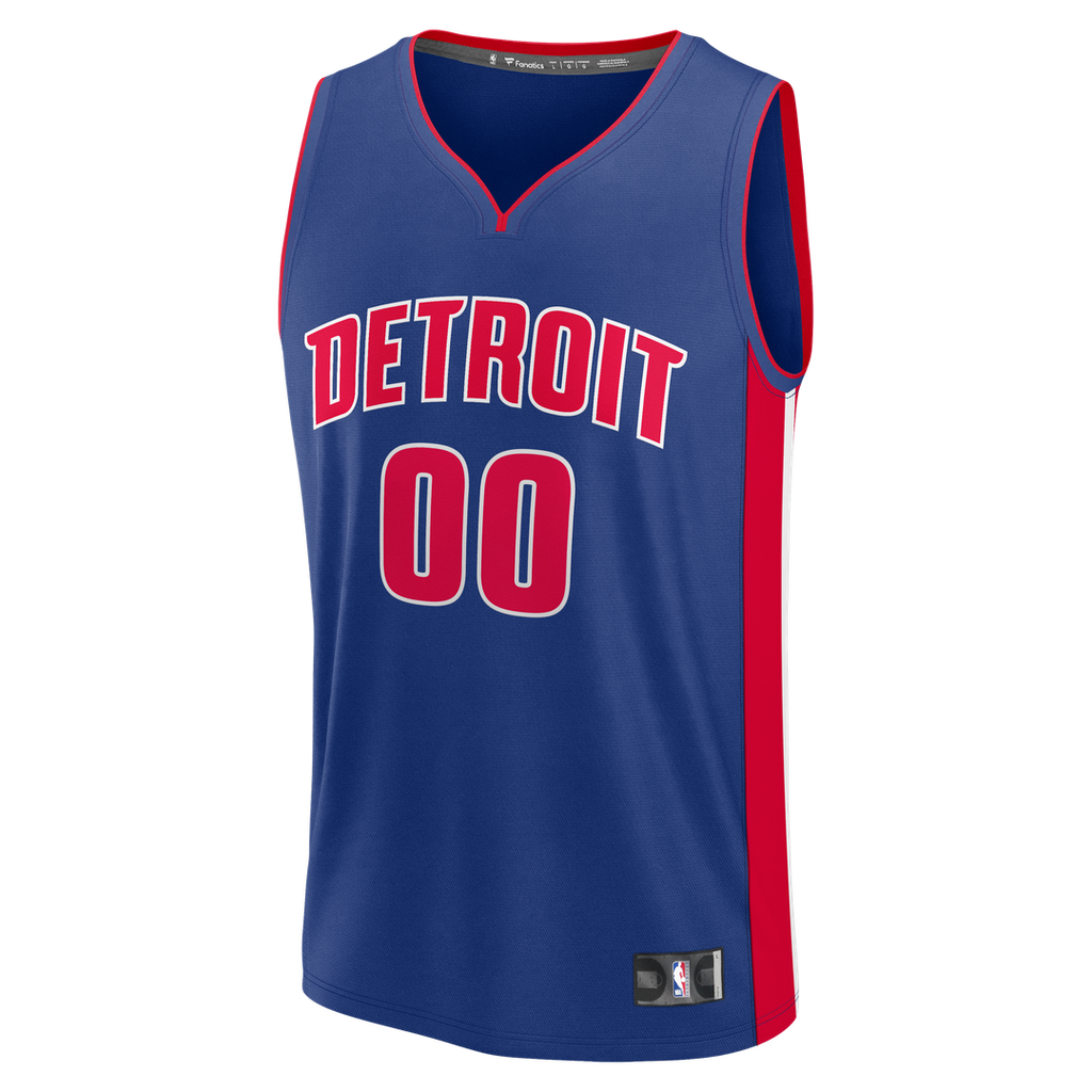 Detroit Pistons Fanatics Fast Break Custom Jersey - Icon product image 2
